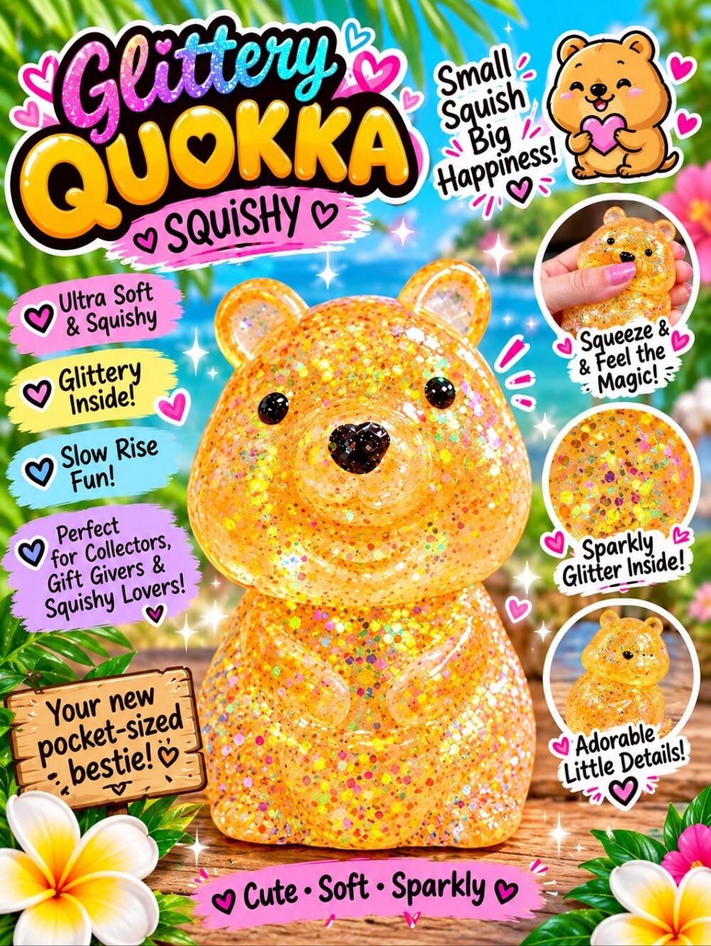 SUGAR SWAPS QUOKKA - Orange 🧡